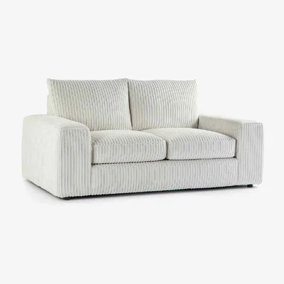 The Range Luciana Luxury Jumbo Cord 2 Seater Sofa - Yellow