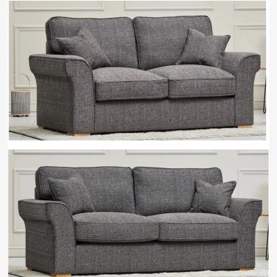 The Range Hugo Lisbon Fabric 3 And 2 seater sofa set - Grey