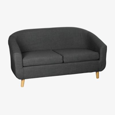 The Range Turin Two Seater Sofa - Charcoal
