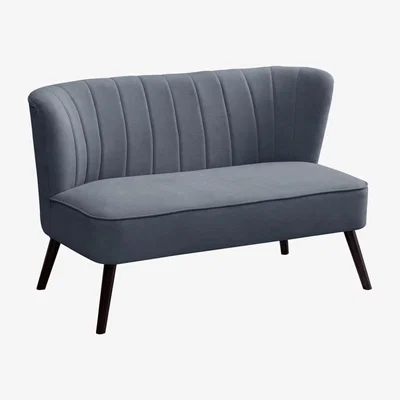 The Range 2 Seat Accent Chair - Grey