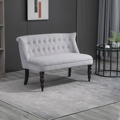 The Range French Inspired Two Seat Lounger  - Grey