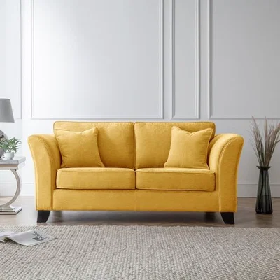 The Range The Anna 2 Seater Sofa - Gold