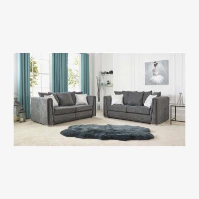 The Range Edinburgh 2 Seater and 2 Seater Sofas - Dark Grey