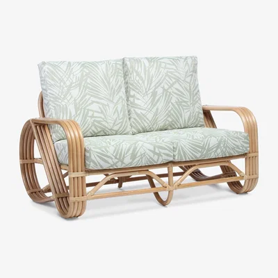 The Range Pretzel Cane Conservatory 2 Seater Sofa - Neutral