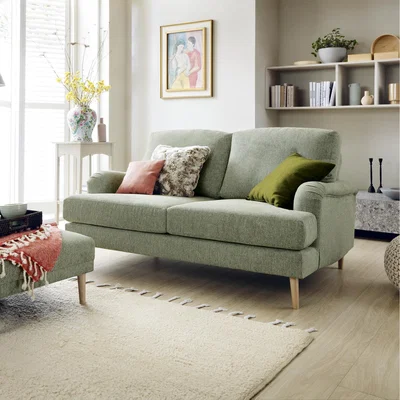 The Range Harper 2 Seater in Smart Chenille - Pickle Green