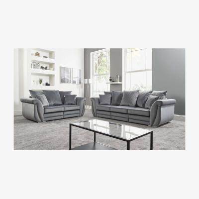 The Range Hampton 3 Seater and 2 Seater Sofas - Grey