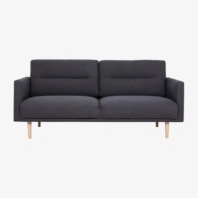 The Range Larvik 2.5 Seater Oak Leg Sofa - Anthracite