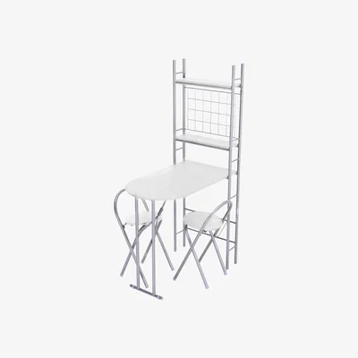 The Range Folding 2 Seater Kitchen Dining Table - White