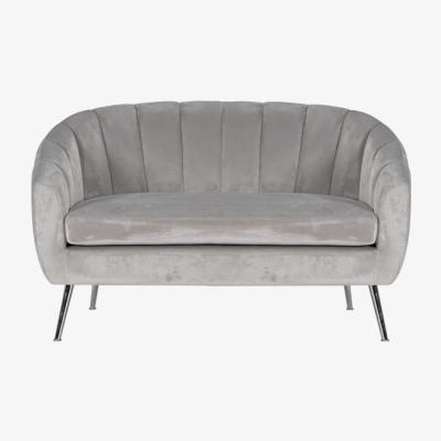 The Range Grey Shell 2 Seater Sofa - Grey