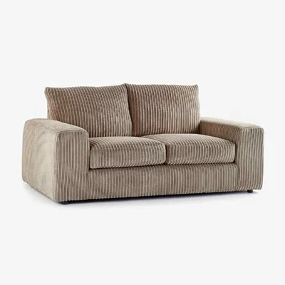 The Range Luciana Luxury Jumbo Cord 2 Seater Sofa - Brown