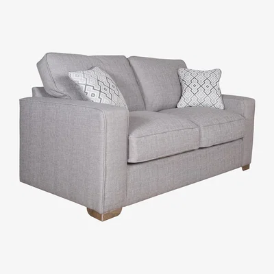 The Range New York Two Seat Sofa - Barley Silver / Carnaby Slate