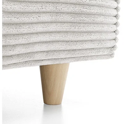 The Range Jumbo Cord 2 Seater Sofa in White - White