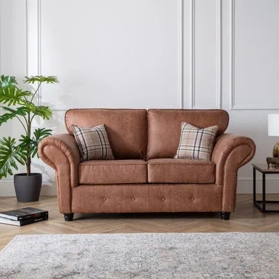 The Range The Jessica 2 Seater Sofa - Tan
