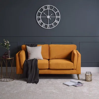 The Range Harris 2 Seat Sofa - Mustard