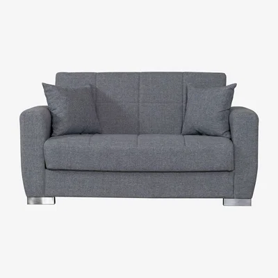The Range Dennis Linen Sofa Bed 2 Seater - Grey