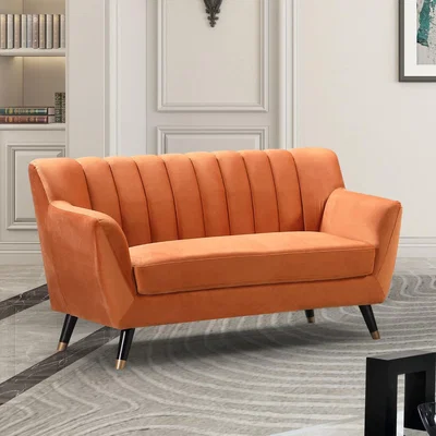 The Range Morgan 2 Seat Sofa - Orange