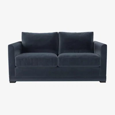 Sofa.com Aissa 2 Seat Sofa Bed in Skyfall Cotton Matt Velvet