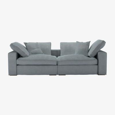 Sofa.com Long Island 2 Seat Sofa in Buttermere Baylee Viscose Linen - sofa.com