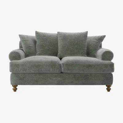 Sofa.com Teddy 2 Seat Sofa Bed in Moonstone Speckled Chenille