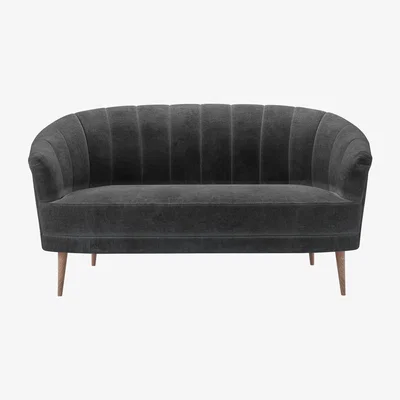 Sofa.com Harper 2 Seat Sofa in Raven Speckled Chenille