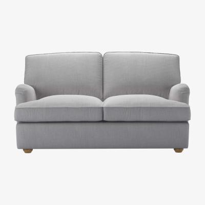 Sofa.com Bluebell Premium Comfort 2 Seat Sofabed in Cobble Brushed Linen Cotton - sofa.com