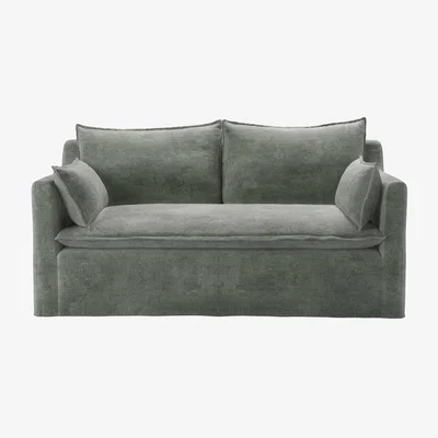 Sofa.com Anders 2 Seat Sofa in Moonstone Speckled Chenille