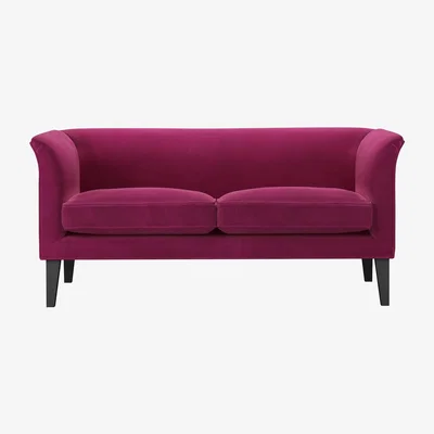 Sofa.com Fingal 2 Seat Sofa in Persian Rose Smart Velvet