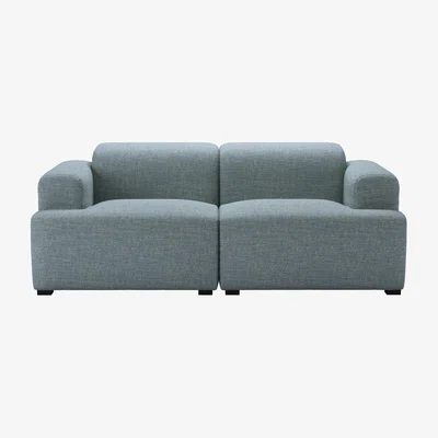Sofa.com Oliver Two Seat Sofa in Hydrangea Highland Tweed - sofa.com