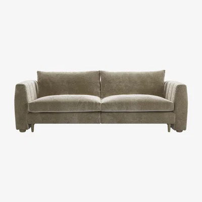 Sofa.com Tiffany 2.5 Seat Sofa in Cappuccino Bubble Velvet - sofa.com