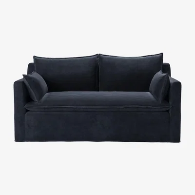 Sofa.com Anders 2 Seat Sofa in Mercury Cashmere Velvet