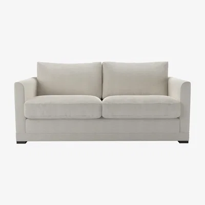 Sofa.com Nearly New Aissa 2.5 Seat Sofa Bed in Clay House Basket Weave - sofa.com