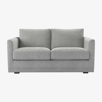 Sofa.com Aissa 2 Seat Sofa with removable cover in Barley Slubby Cotton - sofa.com