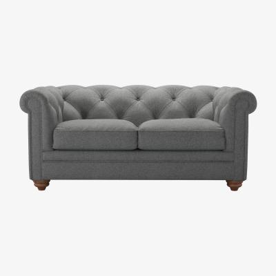 Sofa.com Perfectly Pristine Patrick 2 Seat Sofa in Storm Soft Sustainable Wool - sofa.com