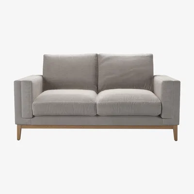 Sofa.com Costello 2 Seat Sofa in Nimbus Aquaclean Clever Velvet