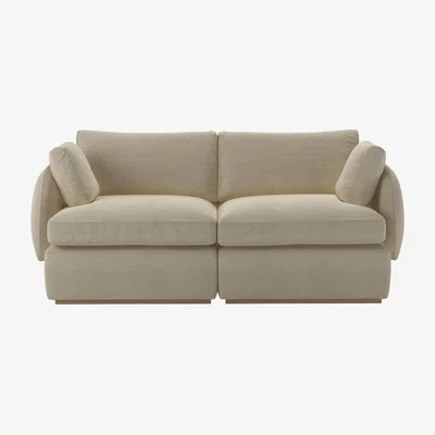 Sofa.com Ren 2 Seat Sofa in Pampas Hygge Smart Linen