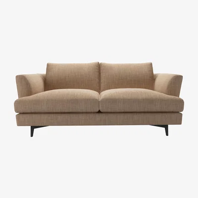 Sofa.com Lars 2 seat sofa in Driftwood Baylee Multi-Tone Viscose Linen