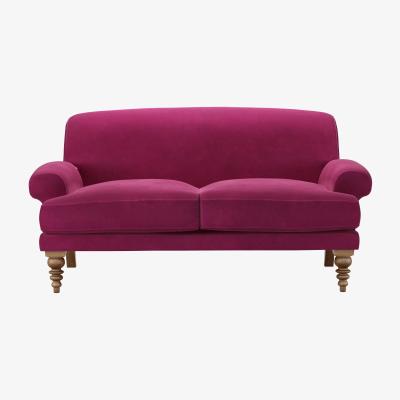 Sofa.com Saturday 2 Seat Sofa (breaks down) in Persian Rose Smart Velvet