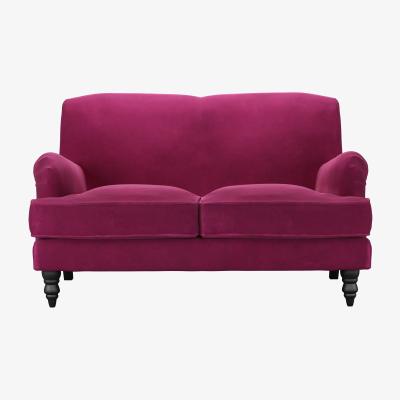 Sofa.com Snowdrop 2 Seat Sofa in Persian Rose Smart Velvet