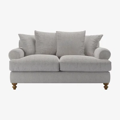 Sofa.com Nearly New Teddy 2 Seat Sofabed in Rye Baylee Viscose Linen - sofa.com