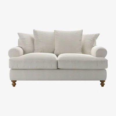 Sofa.com Perfectly pristine Teddy 2 Seat Sofabed in Clay House Basket Weave - sofa.com