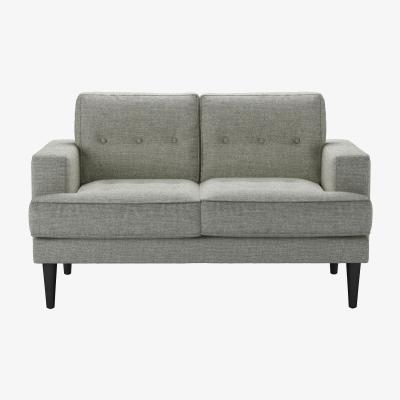 Sofa.com Mabel 2 Seat Sofa in Grey Marl Highland Tweed - sofa.com