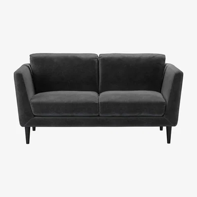 Sofa.com Perfectly Pristine Holly 2 Seat Sofa in Armour Smart Velvet - sofa.com