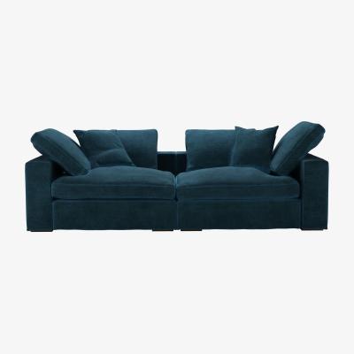 Sofa.com Long Island 2 Seat Sofa in Mineral Mist Speckled Chenille
