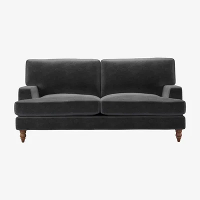 Sofa.com Perfectly Pristine Isla 2.5 Seat Sofa in Armour Smart Velvet - sofa.com