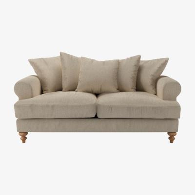 Sofa.com Teddy 2.5 Seat Sofa in Cashew Baylee Viscose Linen - sofa.com