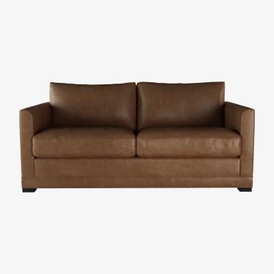 Sofa.com Aissa 2.5 Seat Sofa in Tan Vintage Leather - sofa.com