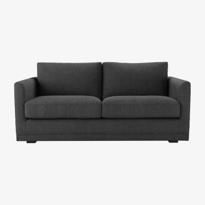 Sofa.com Aissa 2.5 Seat Sofa with removable cover in Charcoal Brushed Linen Cotton - sofa.com