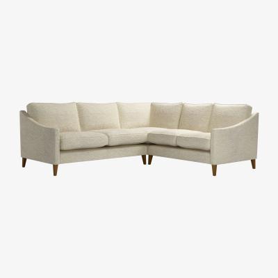 Sofa.com Iggy Asym. Crn: LHF 2.5 Seat w RHF 2 Seat in Alpaca Textured Boucle - sofa.com