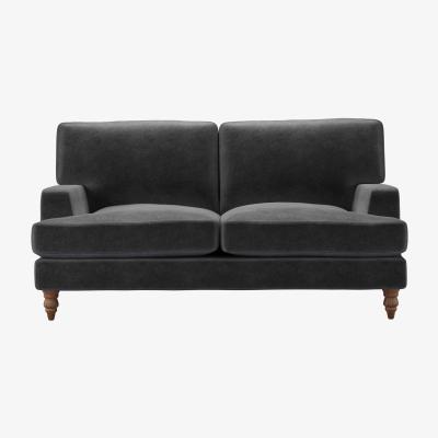 Sofa.com Perfectly Pristine Isla 2 Seat Sofa in Armour Smart Velvet - sofa.com