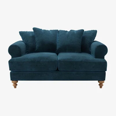 Sofa.com Teddy 2 Seat Sofa in Mineral Mist Speckled Chenille